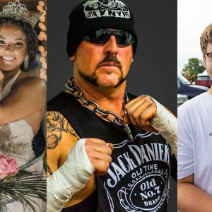 From left: 2024 Miss Mercer County Fair and Horse Show Madisynn Griffin crowns 2025 Miss Mercer County Fair and Horse Show Aynslee Ellis, USWF Heavyweight Champion Stan Sierra and Floral Hall Exhibitor Nash Pope. (Composite image).