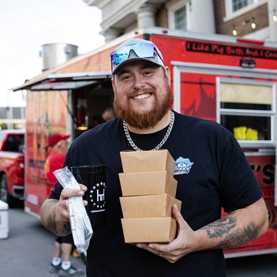 Austin Lathrem was ready to chow down at last month's Friday Night on Main. Friday Night on Main returns Friday, June 12, with live musicy by...