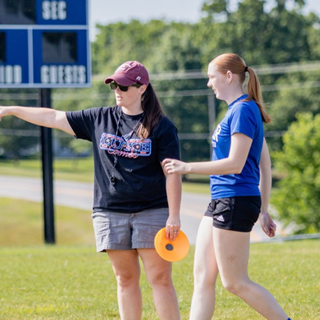 The Harrodsburg Herald/Wesley Bird Cheyanne Bryant is ready to follow in her father's footsteps as head coach of the Mercer girls soccer team.