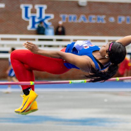 The Harrodsburg Herald/Wesley Bird
Senior Ralasia Piazza finished her Titans track career with three All-State sections in four years and qualified in both the high and triple jump in her senior season.