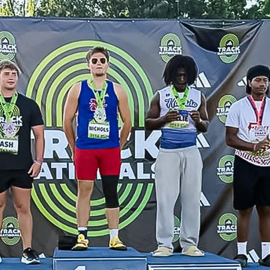 Photo Submitted Mercer junior Noah Nichols won the discus throw event with a distance of 166-1 at the Adidas Nationals on Thursday, June 18.